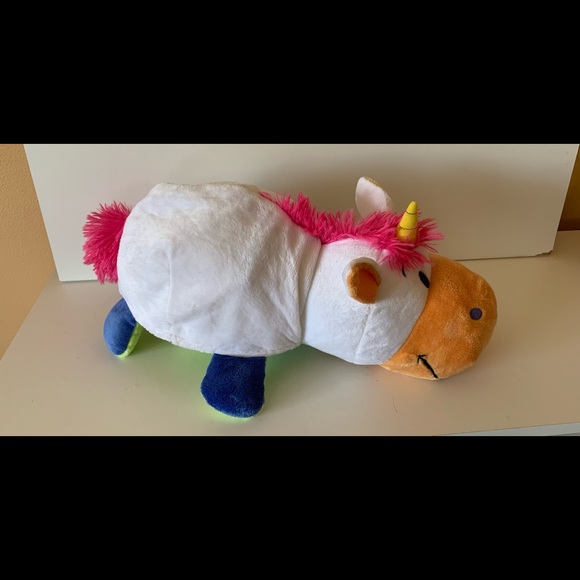 FlipaZoo Unicorn/Dragon 16”Huggable-Pillow Plush - Picture 9 of 12